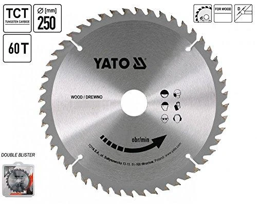 YATO WIDI diskinis pjūklas 250x30 mm 60 dantukų 6072