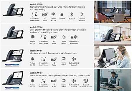 Yealink M58 Premium Phone Teams