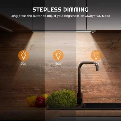 Lubinis šviestuvas Yeelight spintos jutiklinis šviestuvas A40 (40cm), Juodas | YLBGD-0045 | 2.4 W