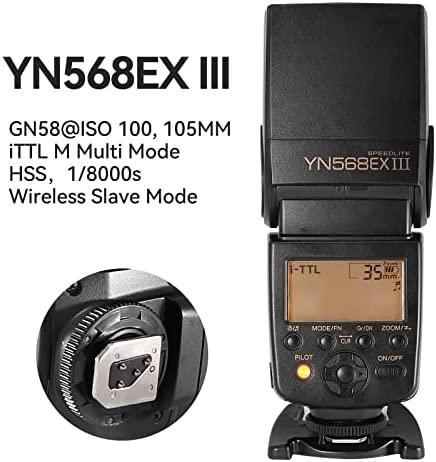 Žiedinis Šviestuvas LED Yongnuo YN128 II WB (3200 K-5500 K)