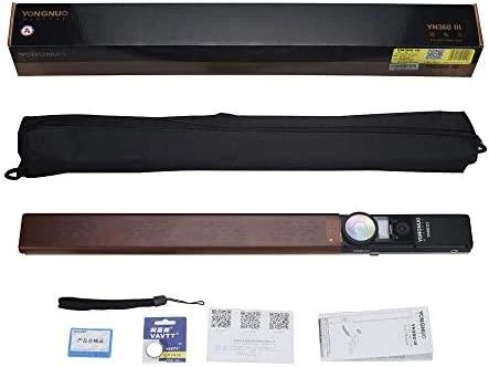 Apšvietimo įranga - Yongnuo YN-360 III 3200-5600K RGB LED šviesos panelė