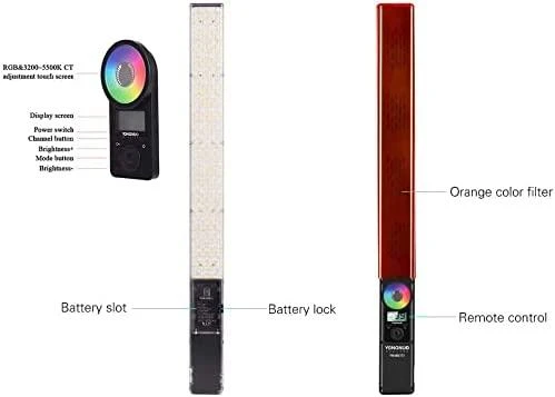 Apšvietimo įranga - Yongnuo YN-360 III 3200-5600K RGB LED šviesos panelė