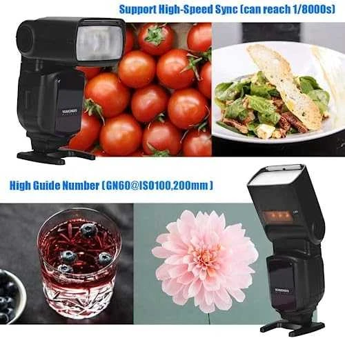 Yongnuo YN968N II TTL Speedlite blykstė, skirta Nikon fotoaparatams