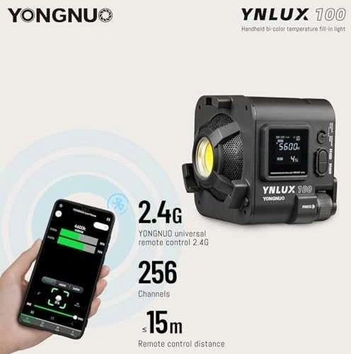 null LED šviestuvo rinkinys Yongnuo LUX100 WB (3200 K-5600 K)