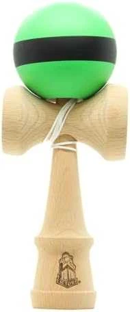 Yoyo Kendama žaislas, medinis/žalias