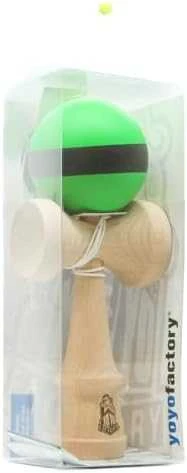 Yoyo Kendama žaislas, medinis/žalias