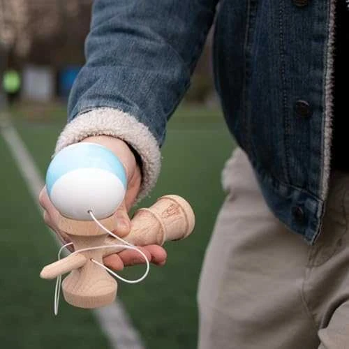 Yoyo Kendama žaislas, medinis/žalias