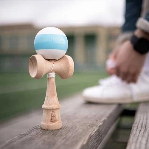 Yoyo Kendama žaislas, medinis/žalias
