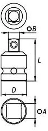 YATO REDUKCJA UDAROWA 3/4 na 1" 1168