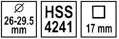 YATO REGULIUOJAMAS PLĖSTUVAS HSS 26-29,5