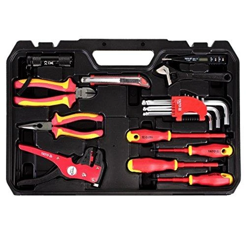 Yato įrankių rinkinys elektrikui YT-39009 68 vnt