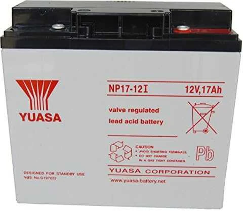 YUASA AGM akumuliatorius 12V 17Ah su informaciniu ženklinimu