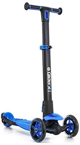 Yvolution Paspirtukas Glider XL Deluxe mėlyna