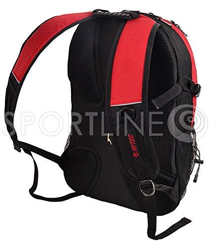 Hi-Tec Mandor 20 L raudona ir juoda kuprinė žygiams