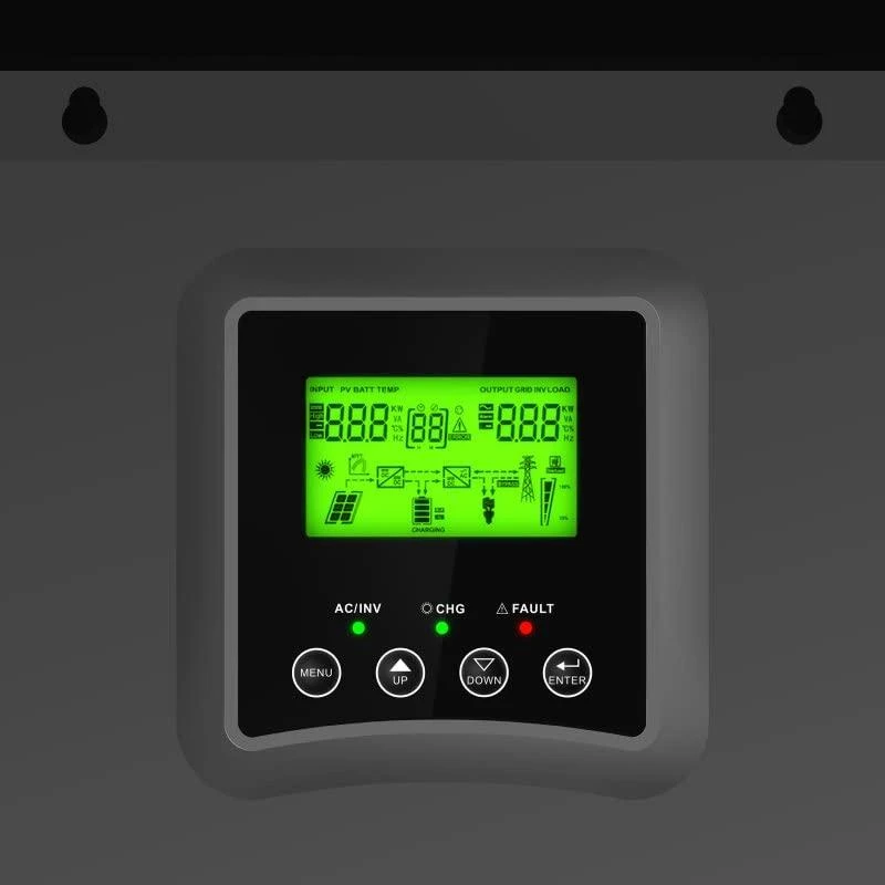 Green Cell Žalias Cell Žalias Cell saulės energijos inverteris su MPPT saulės įkrovikliu 48VDC 230VAC 3000VA/3000W