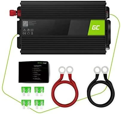 Green Cell Žalias Cell Automobilinis įtampos keitiklis Žalias Cell ® 12V do 220V, 1000W/2000W