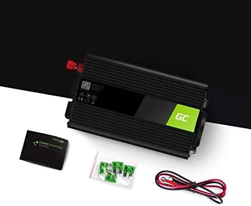Green Cell Žalias Cell Inverteris 24V/230V 1000W/2000W Modifikuota sinusinė išėjimo įtampa Žalias Cell