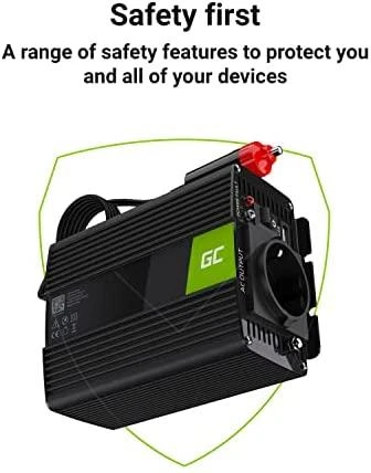 Green Cell Žalias Cell Inverteris 12V/230V 150W/300W modifikuota sinusinė išėjimo įtampa Žalias Cell