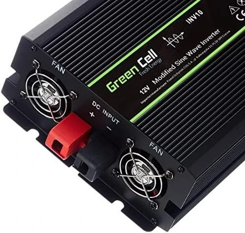 Green Cell Žalias Cell Inverteris 12V/220V 2000W/4000W Modifikuota sinusinė išėjimo įtampa Žalias Cell