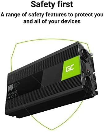 Green Cell Žalias Cell Inverteris 12V/220V 2000W/4000W Modifikuota sinusinė išėjimo įtampa Žalias Cell