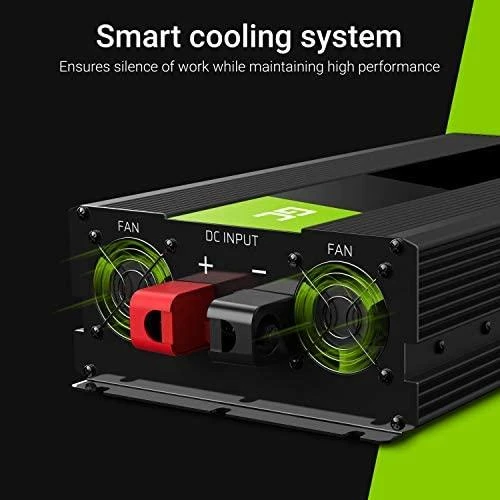 Green Cell Žalias Cell Inverteris 12V/230V 2000W/4000W Sinusinė išėjimo įtampa Žalias Cell