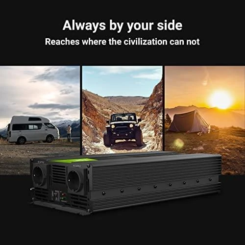 Žalias Cell Inverteris 24V/230V 3000W/6000W Sinusinė išėjimo įtampa Žalias Cell