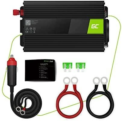 Green Cell Žalias Cell Inverteris 24V/230V 500W/1000W Sinusinė išėjimo įtampa Žalias Cell