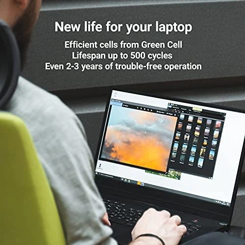 GREENCELL HP43 Baterija Žalias Cell for HP Probook 4330s 4430s 4530s