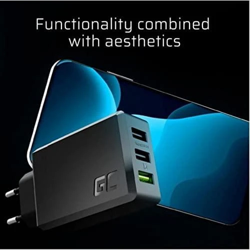 Green Cell Žalias Cell GREENCELL ChargeSource 3 3xUSB 30W sieninis adapteris Ultra Charge ir Smart Charge