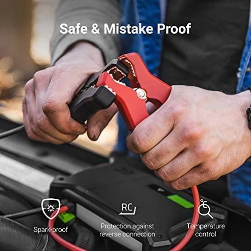 Green Cell Žalias Cell GREENCELL PowerBoost Car Jump Starter / Powerbank / 16000 mAh 2000A