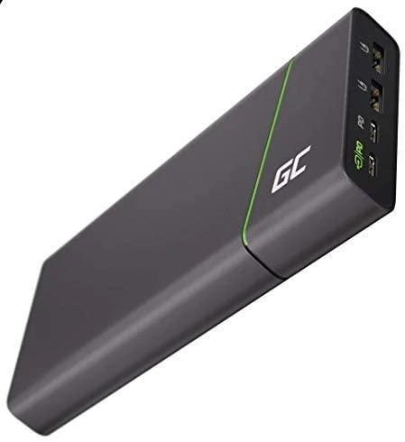 Green Cell Žalias Cell Power Bank Žalias Cell GC PowerPlay Ultra 26800mAh 128W 4 x USB