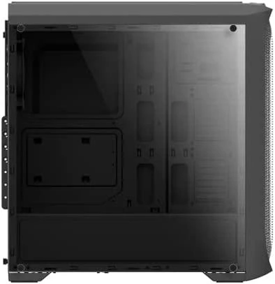 Zalman N5 MF ATX, RGB ventiliatorius x4, tinklelio plokštė