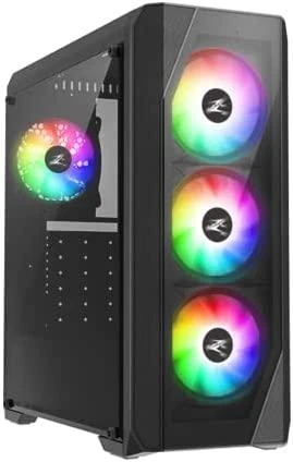 Zalman N5 TF ATX, RGB ventiliatorius x4, T/G