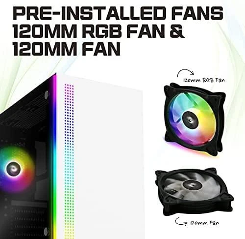 Zalman S5 Baltas kompiuterio korpusas „Midi Tower“ Balta