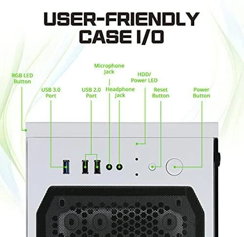 Zalman S5 Baltas kompiuterio korpusas „Midi Tower“ Balta