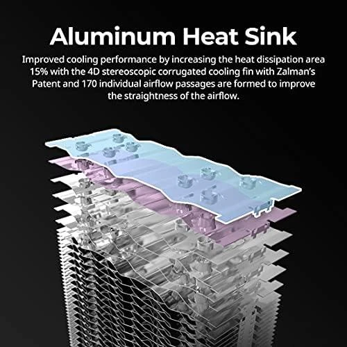 Aušintuvas ZALMAN CNPS10X OPTIMA II baltas RGB  120mm
