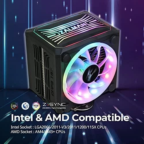 Aušintuvas ZALMAN CNPS10X OPTIMA II baltas RGB  120mm
