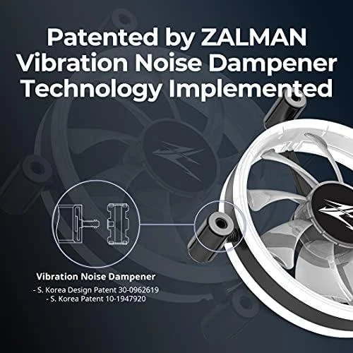 Aušintuvas ZALMAN CNPS10X OPTIMA II baltas RGB  120mm
