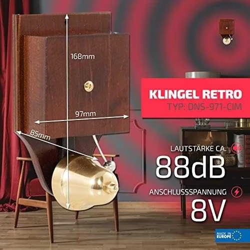 Zamel Doorbell RETRO DNS-971-CIM 230V tamsus (SUN10000048)