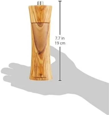 Zassenhaus 22230 druskos malūnas Frankfurtas 18 cm, alyvuogių mediena