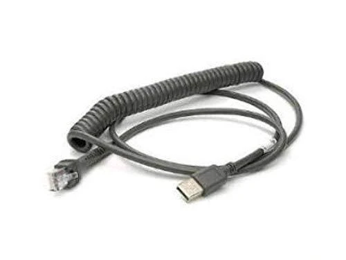 Zebra USB laidas su spiraline atkarpa