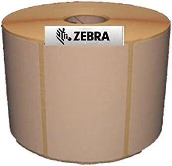 Zebra Etiketė, Popierinis, 38x25mm; Terminis pernešimas, Z-Perform 1000T, nepadengtas, nuolatiniai klijai, 25 mm šerdis