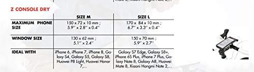 Zefal Išmanusis telefonas-Halterung Z-Konsole Dry M (150 x 72 x 10 mm), juodas