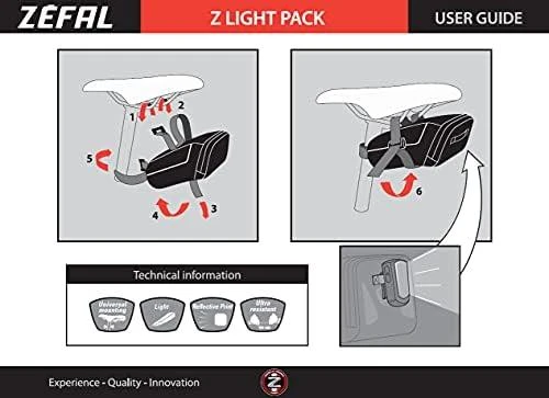 ZEFAL Z LIGHT PACK L SADDLE BAG dvir. krepšys po sėdyne