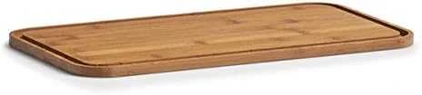 Bamboo Metalinė duonkepė su bambukine pjaustymo lentele, juoda, 2in1, ZELLER