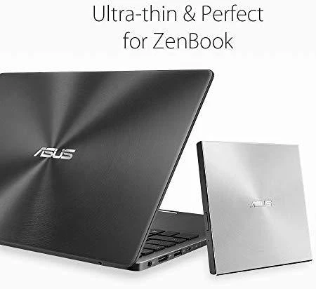 Išorinis DVD įrašymo įrenginys Asus ZenDrive U9M USB/USB-C, Sidabrinis
