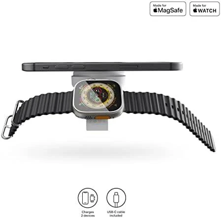 ZENS 2-IN-1 MAGSAFE + LAIKRODŽIO KELIONĖS ĮKROVIKLIS Baltas
