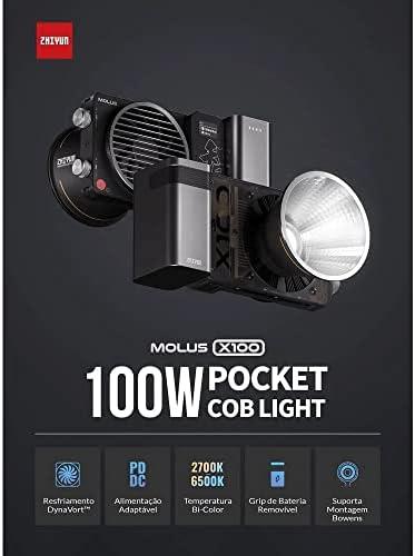 ZHIYUN LED MOLUS X100 COB LIGHT COMBO