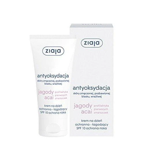 Ziaja Acai Berry Antioxidation Day Kreminis moterims, 50 ml