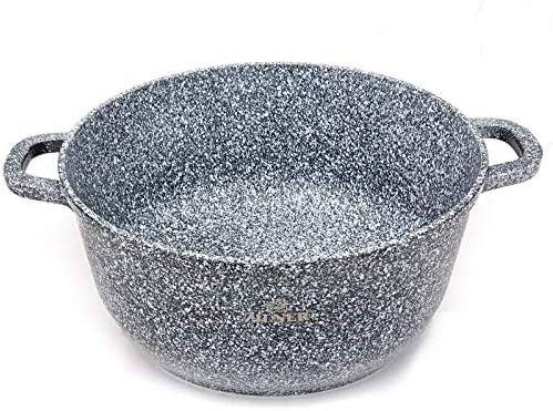 Marmurinis puodas su dangteliu Zilner ZL 7074 6,8L indukcijai 28 cm